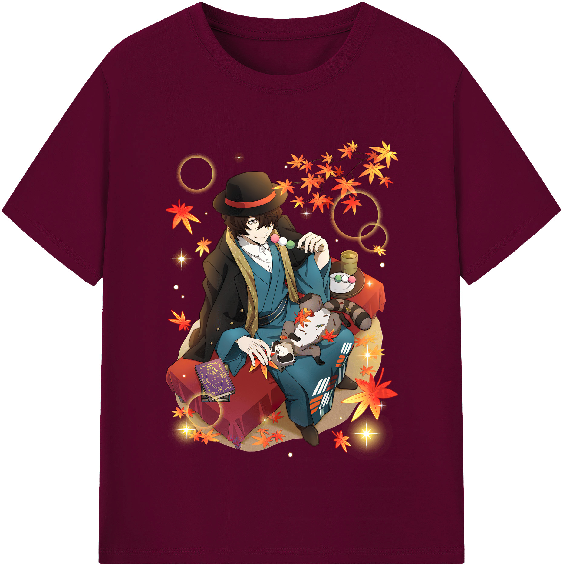 （画像用） 文豪ストレイドッグス Bungo Stray Dogs レディースカジュアルプリントTシャツ（綿100％）